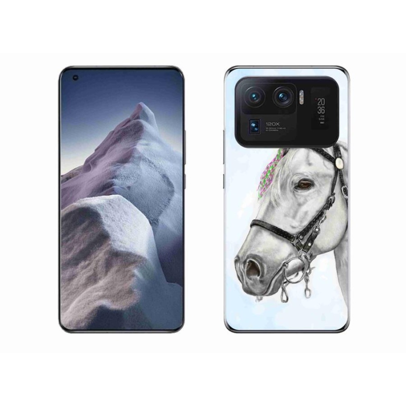 Gelový kryt mmCase na mobil Xiaomi Mi 11 Ultra - bílý kůň 1