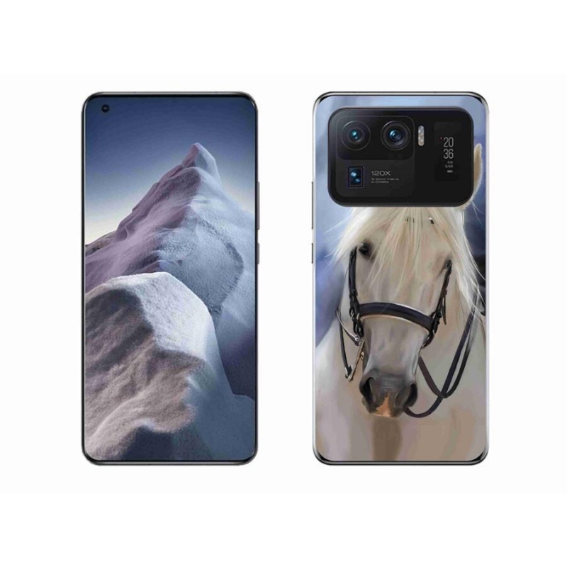 Gelový kryt mmCase na mobil Xiaomi Mi 11 Ultra - bílý kůň