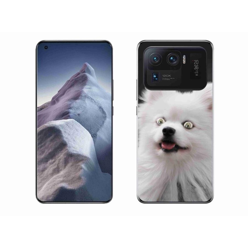 Gelový kryt mmCase na mobil Xiaomi Mi 11 Ultra - bílý špic