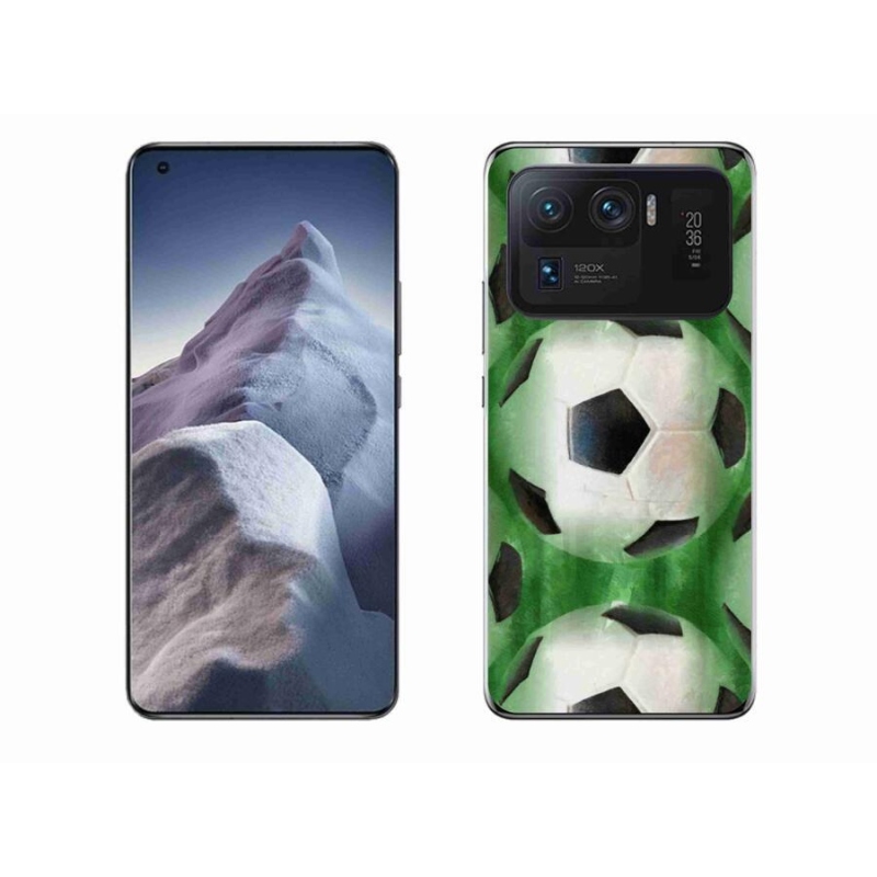Gelový kryt mmCase na mobil Xiaomi Mi 11 Ultra - fotbalový míč