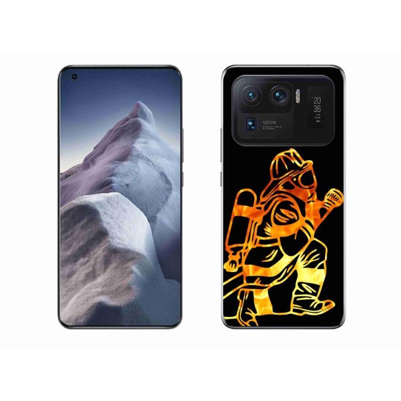 Gelový kryt mmCase na mobil Xiaomi Mi 11 Ultra - hasič 1