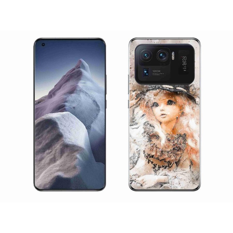 Gelový kryt mmCase na mobil Xiaomi Mi 11 Ultra - holčička s kloboukem
