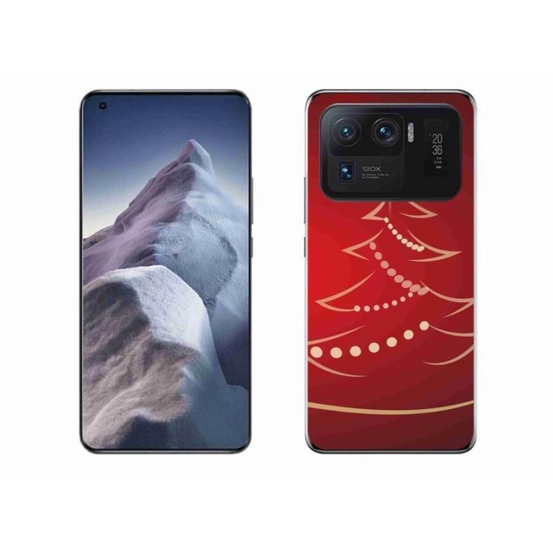 Gelový kryt mmCase na mobil Xiaomi Mi 11 Ultra - kreslený vánoční stromek