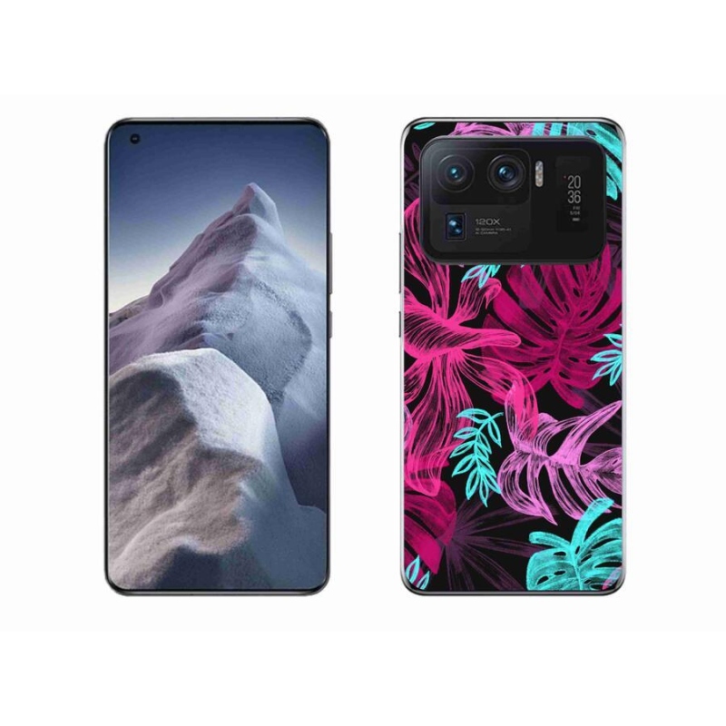 Gelový kryt mmCase na mobil Xiaomi Mi 11 Ultra - květiny 1