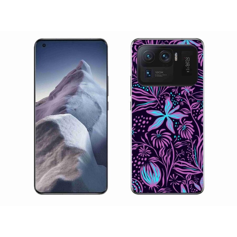 Gelový kryt mmCase na mobil Xiaomi Mi 11 Ultra - květiny 2