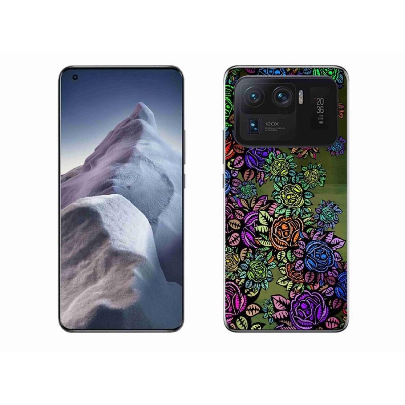 Gelový kryt mmCase na mobil Xiaomi Mi 11 Ultra - květiny 6
