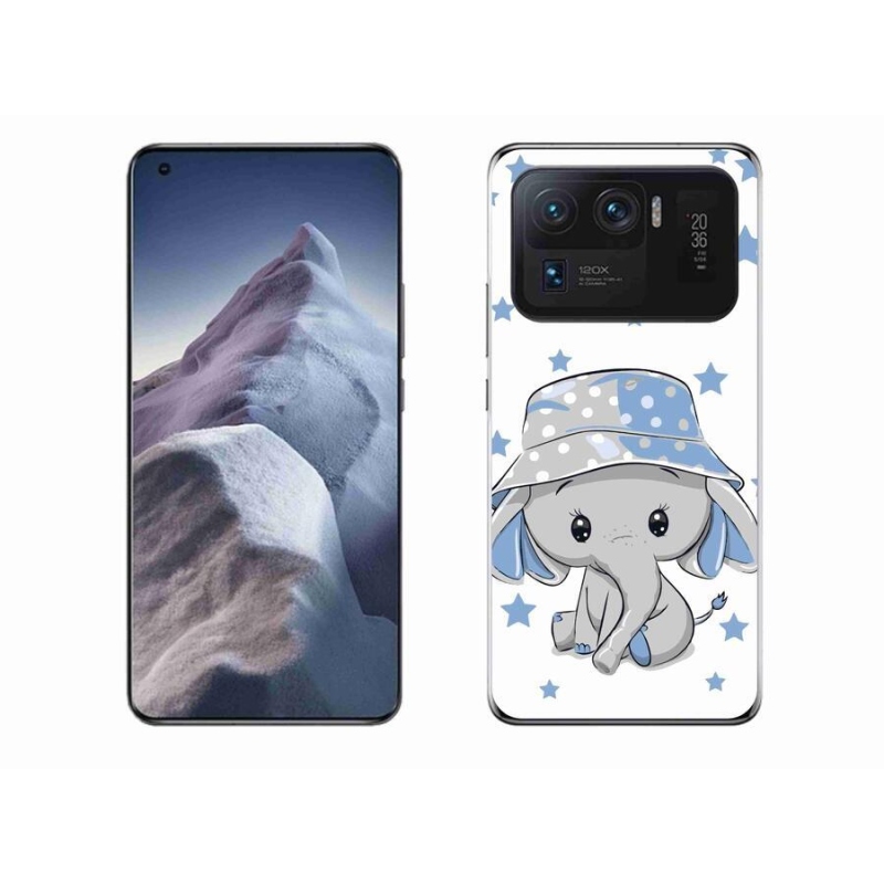 Gelový kryt mmCase na mobil Xiaomi Mi 11 Ultra - modrý slon