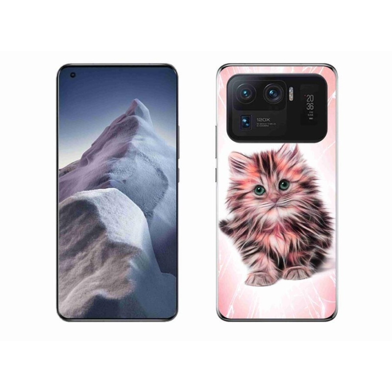 Gelový kryt mmCase na mobil Xiaomi Mi 11 Ultra - roztomilé kotě