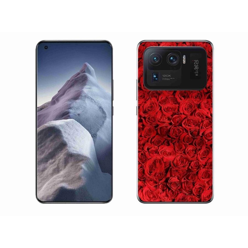 Gelový kryt mmCase na mobil Xiaomi Mi 11 Ultra - růže