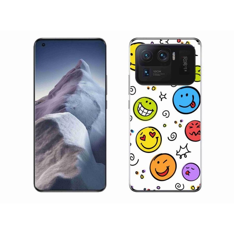 Gelový kryt mmCase na mobil Xiaomi Mi 11 Ultra - smajlíci
