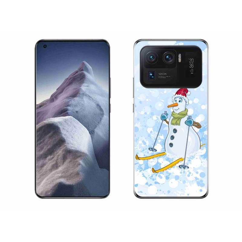 Gelový kryt mmCase na mobil Xiaomi Mi 11 Ultra - sněhulák