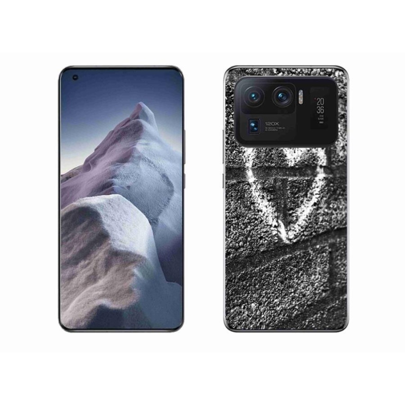 Gelový kryt mmCase na mobil Xiaomi Mi 11 Ultra - srdce na zdi