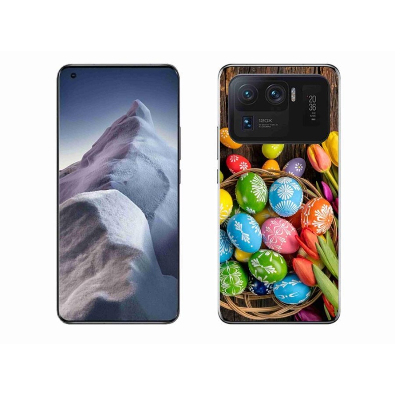 Gelový kryt mmCase na mobil Xiaomi Mi 11 Ultra - velikonoční vajíčka