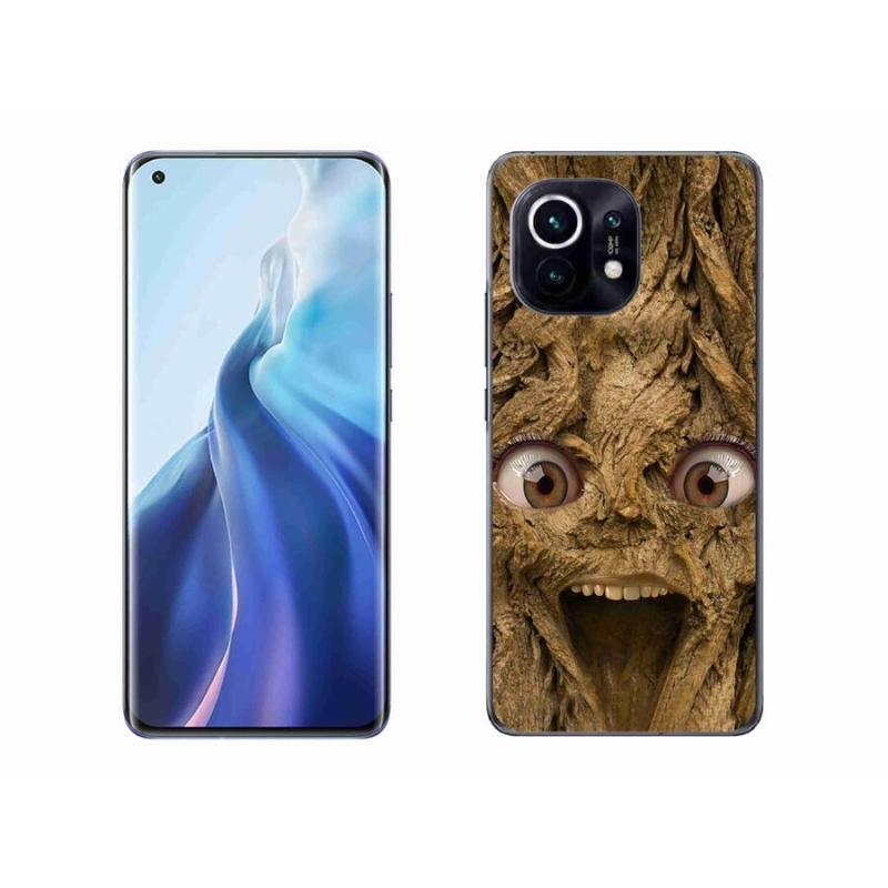 Gelový kryt mmCase na mobil Xiaomi Mi 11 - veselý strom s očima