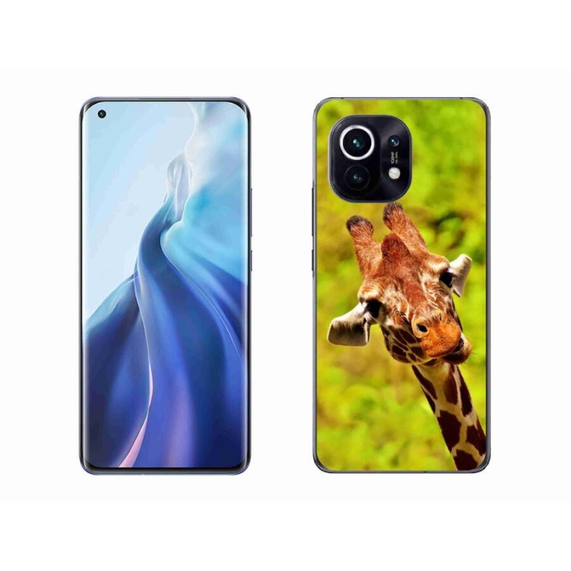 Gelový kryt mmCase na mobil Xiaomi Mi 11 - žirafa