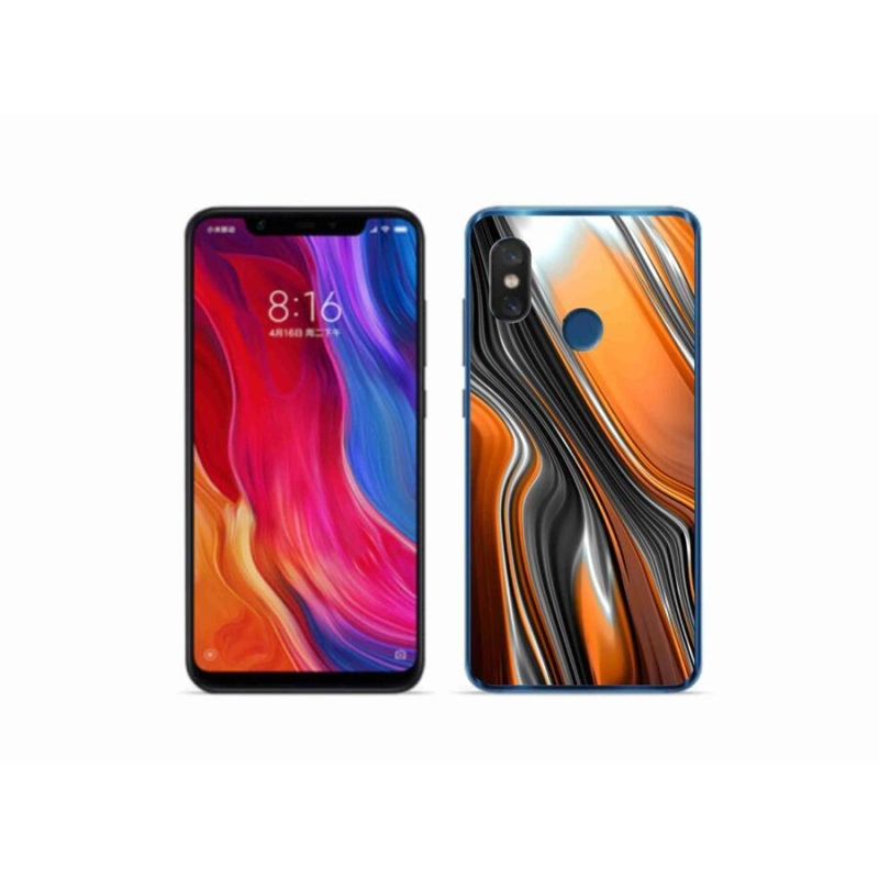 Gelový kryt mmCase na mobil Xiaomi Mi 8 - abstrakt 3