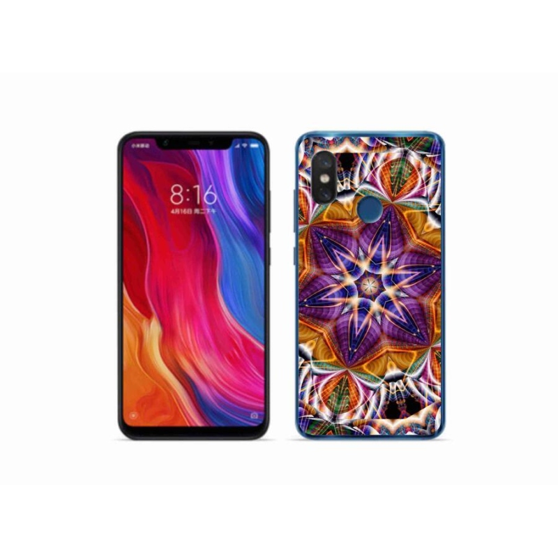 Gelový kryt mmCase na mobil Xiaomi Mi 8 - abstrakt 6