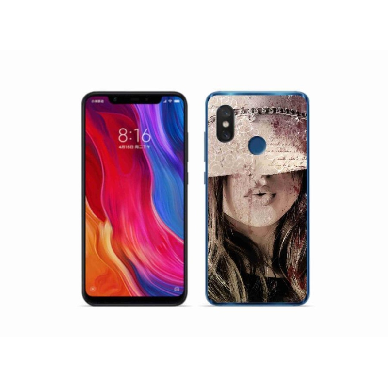 Gelový kryt mmCase na mobil Xiaomi Mi 8 - dívka