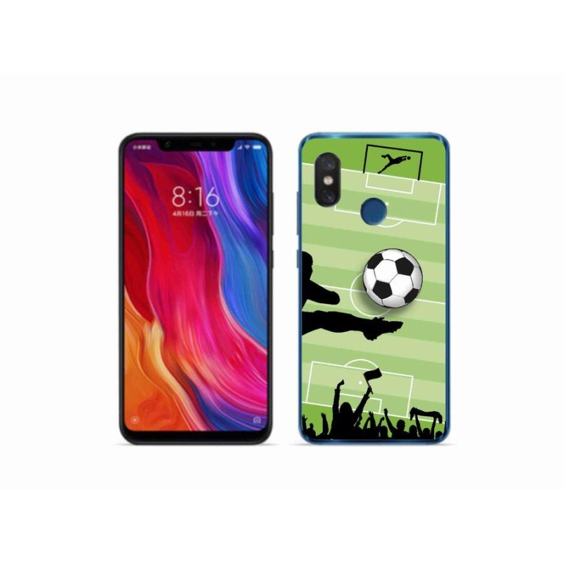 Gelový kryt mmCase na mobil Xiaomi Mi 8 - fotbal 3