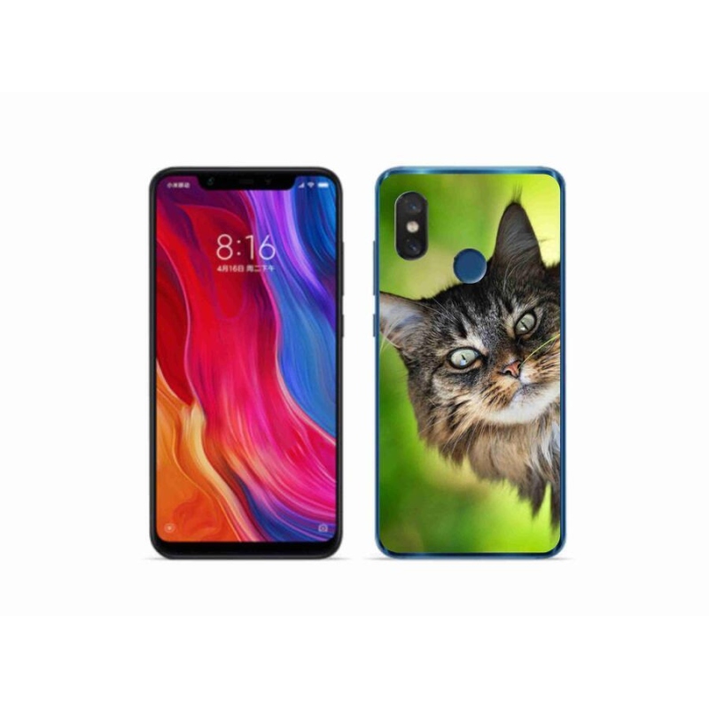 Gelový kryt mmCase na mobil Xiaomi Mi 8 - kočka 3