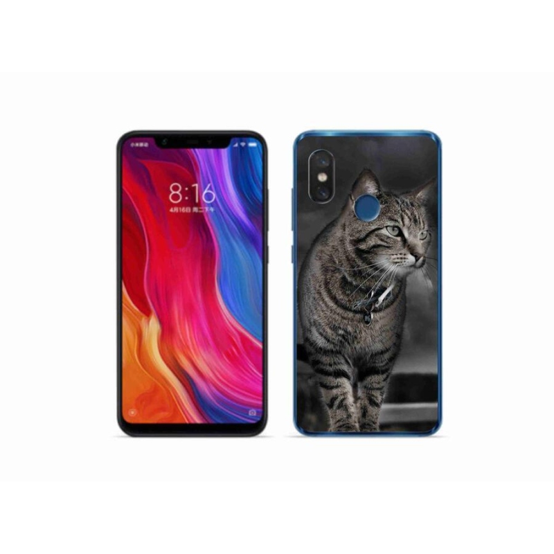 Gelový kryt mmCase na mobil Xiaomi Mi 8 - kočka