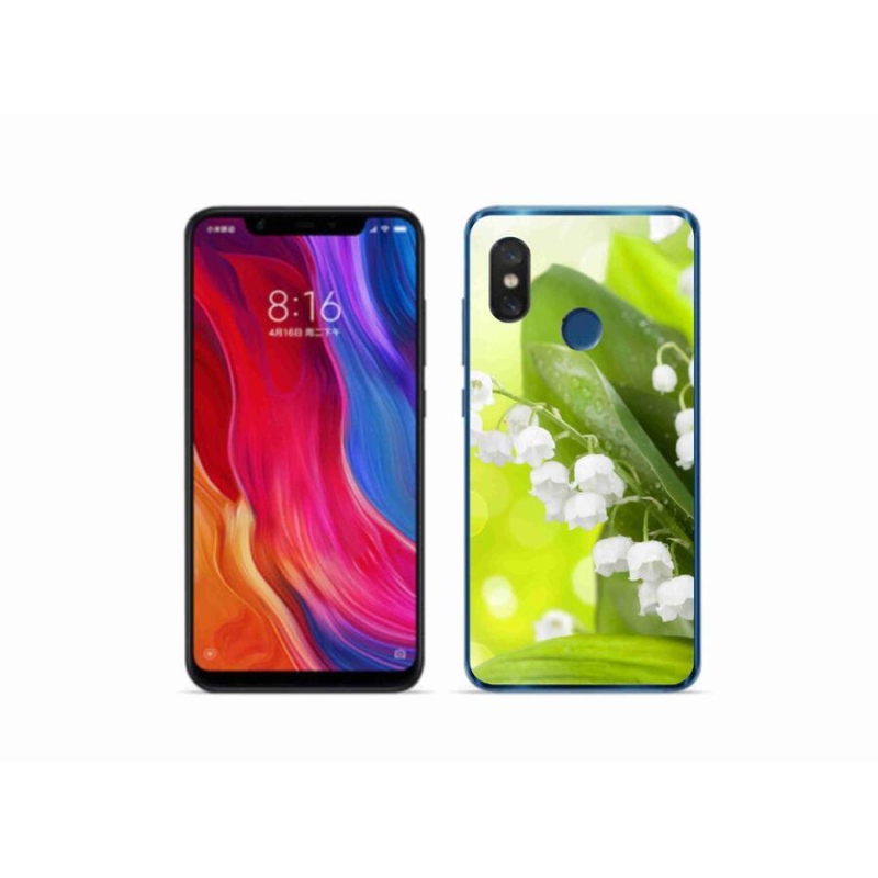 Gelový kryt mmCase na mobil Xiaomi Mi 8 - konvalinka