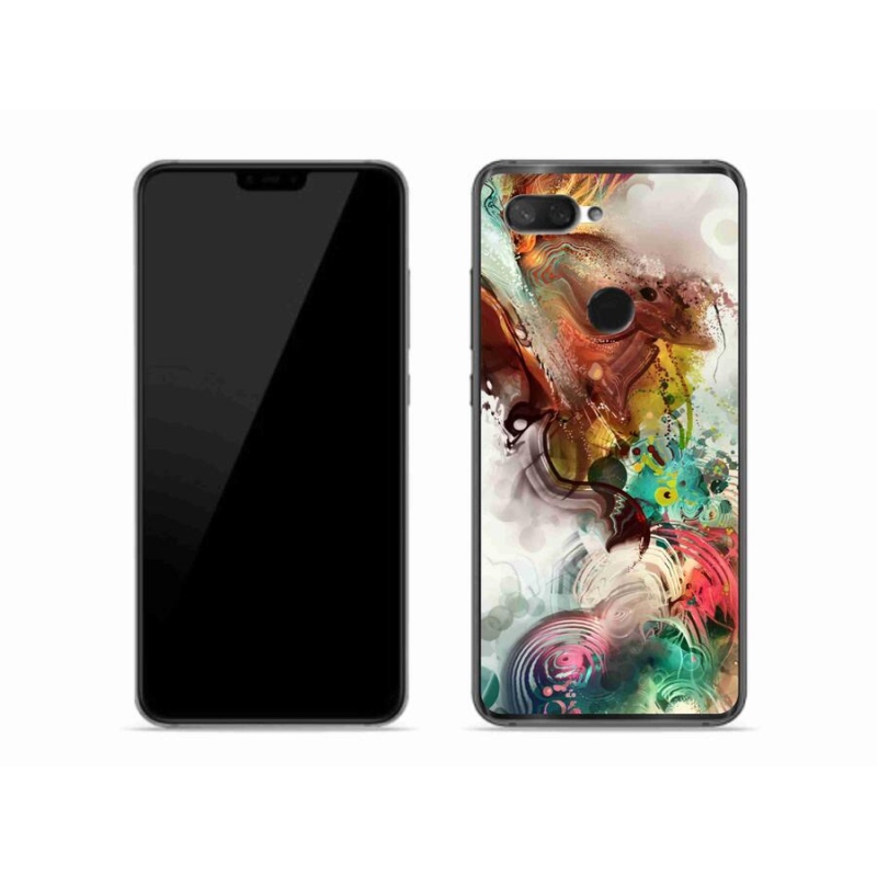 Gelový kryt mmCase na mobil Xiaomi Mi 8 Lite - abstrakt 1