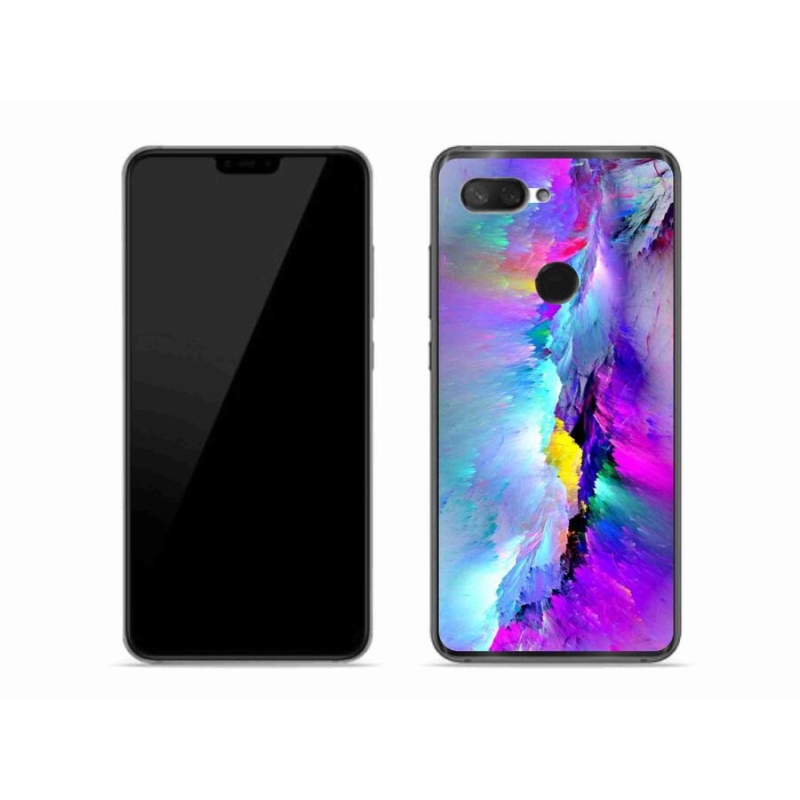 Gelový kryt mmCase na mobil Xiaomi Mi 8 Lite - abstrakt