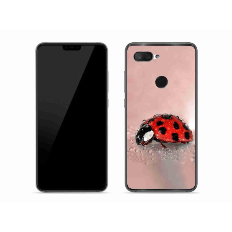 Gelový kryt mmCase na mobil Xiaomi Mi 8 Lite - beruška