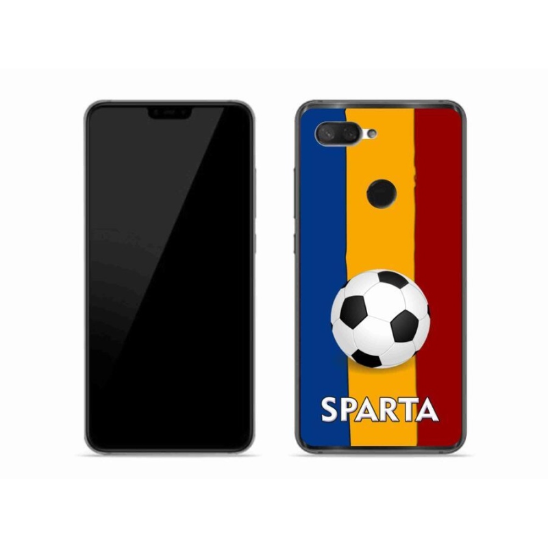 Gelový kryt mmCase na mobil Xiaomi Mi 8 Lite - fotbal 1
