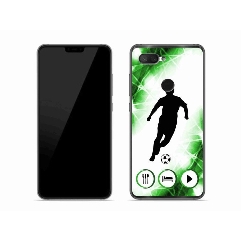 Gelový kryt mmCase na mobil Xiaomi Mi 8 Lite - fotbalista
