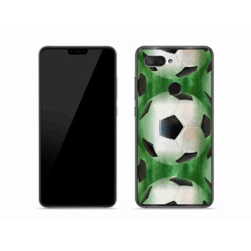 Gelový kryt mmCase na mobil Xiaomi Mi 8 Lite - fotbalový míč