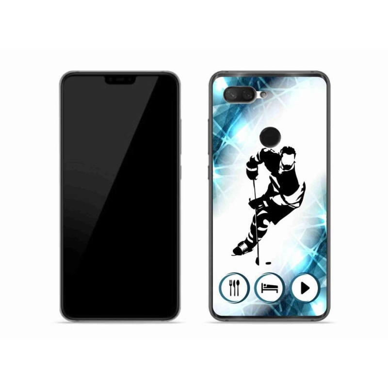 Gelový kryt mmCase na mobil Xiaomi Mi 8 Lite - hokej 1