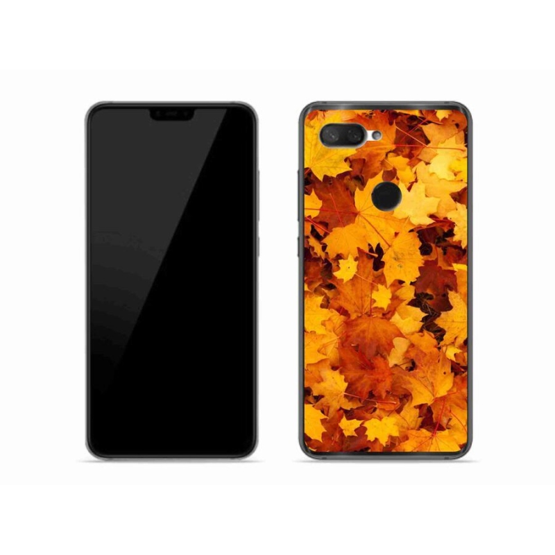 Gelový kryt mmCase na mobil Xiaomi Mi 8 Lite - javorové listy