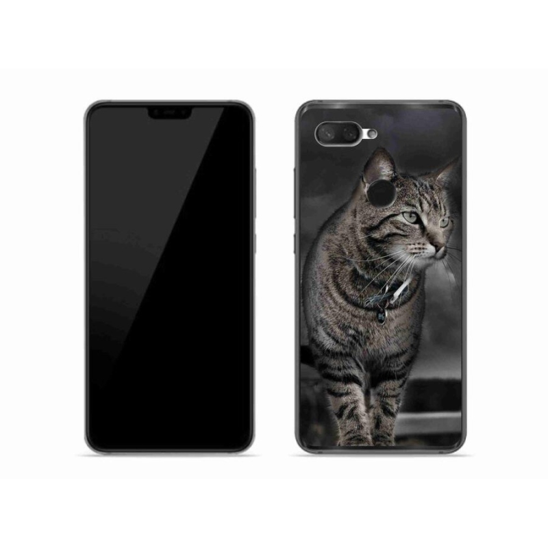 Gelový kryt mmCase na mobil Xiaomi Mi 8 Lite - kočka