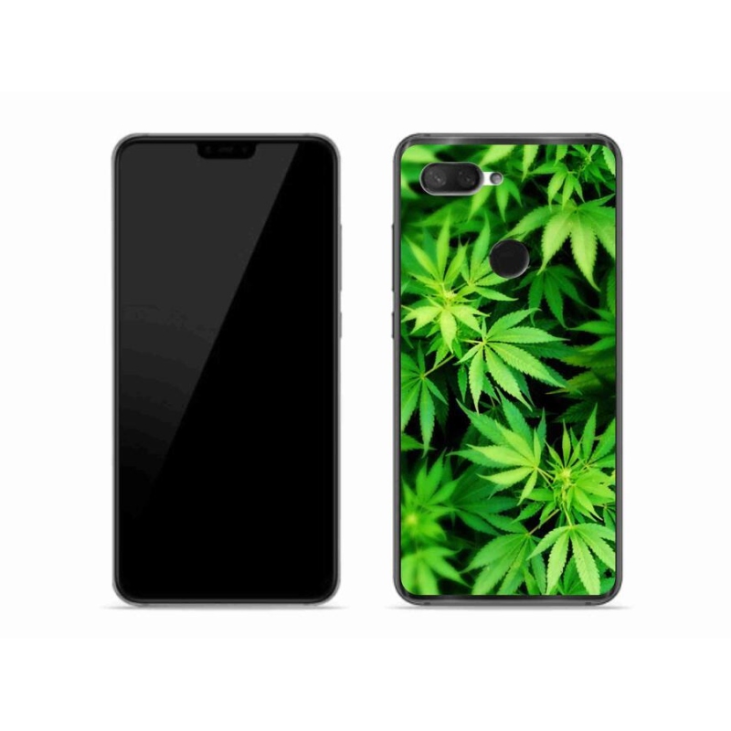 Gelový kryt mmCase na mobil Xiaomi Mi 8 Lite - konopí 3