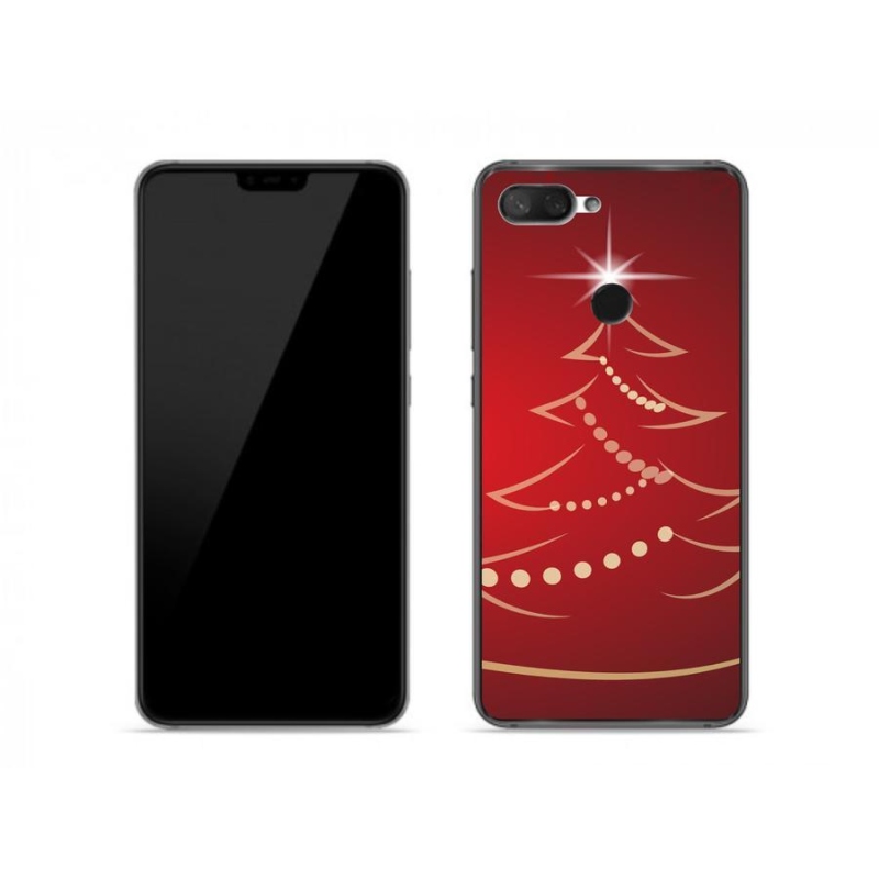 Gelový kryt mmCase na mobil Xiaomi Mi 8 Lite - kreslený vánoční stromek