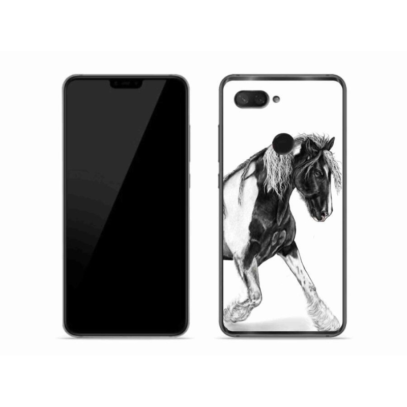 Gelový kryt mmCase na mobil Xiaomi Mi 8 Lite - kůň