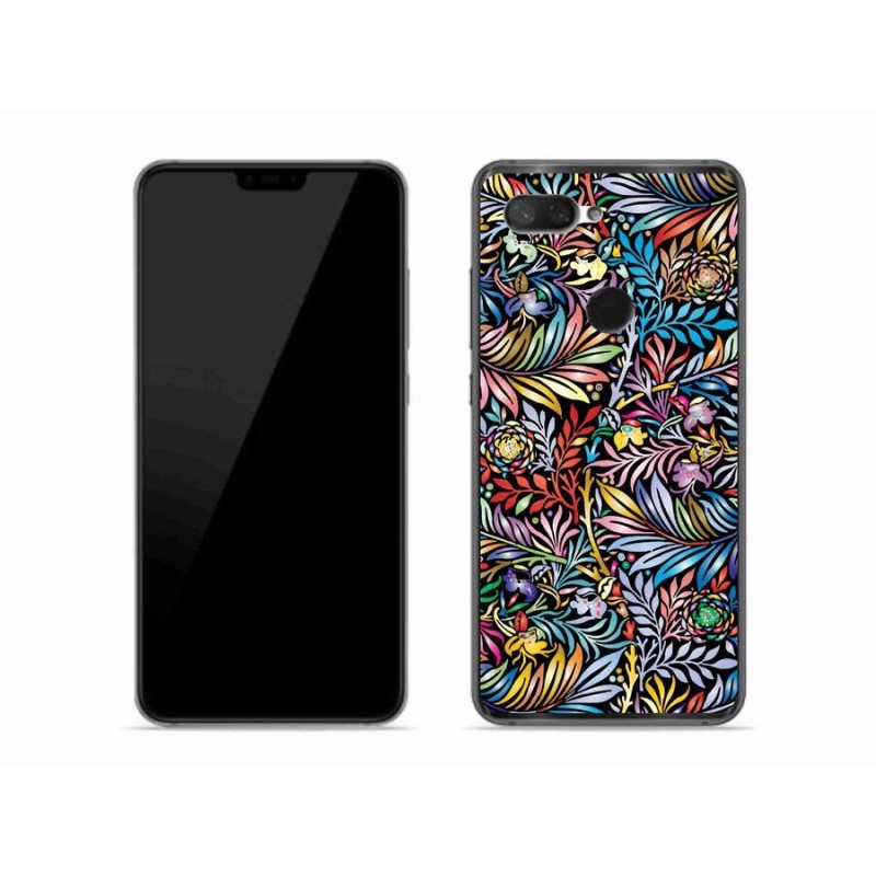 Gelový kryt mmCase na mobil Xiaomi Mi 8 Lite - květiny 5