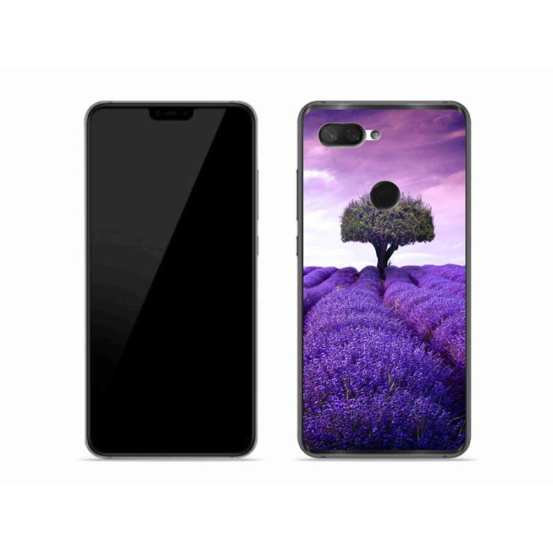 Gelový kryt mmCase na mobil Xiaomi Mi 8 Lite - levandulová louka