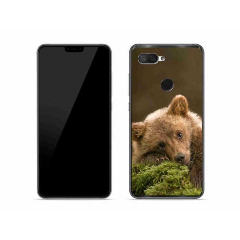 Gelový kryt mmCase na mobil Xiaomi Mi 8 Lite - medvěd