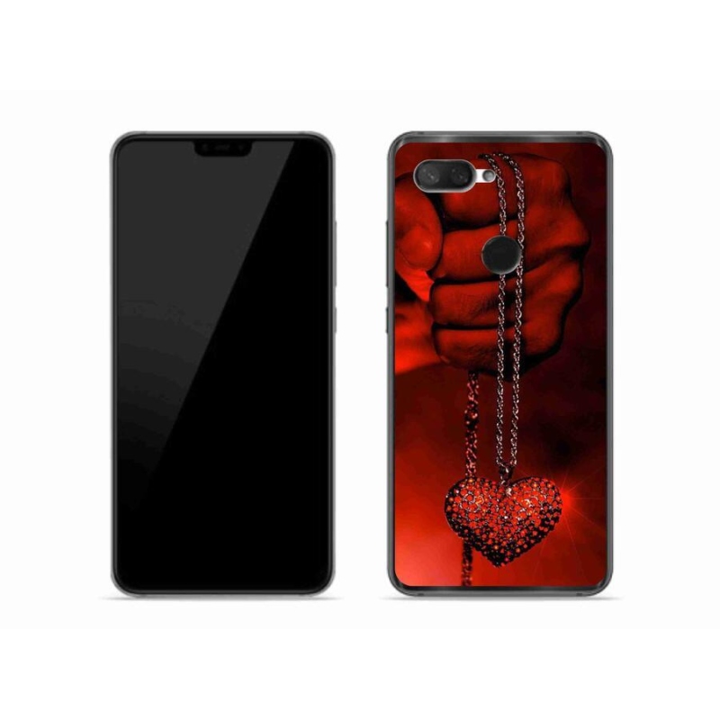 Gelový kryt mmCase na mobil Xiaomi Mi 8 Lite - náhrdelník
