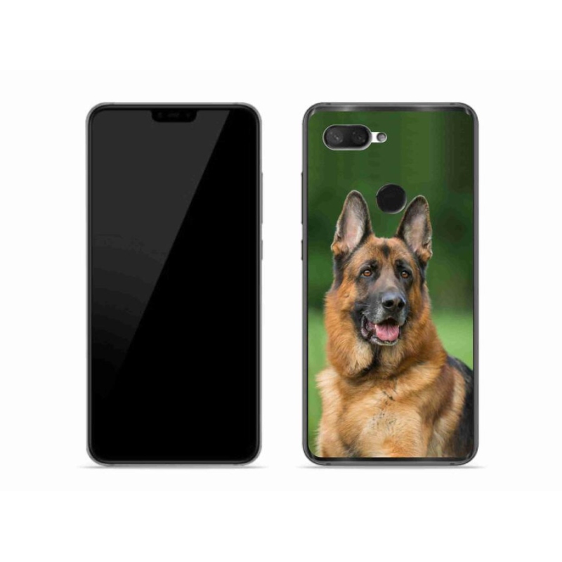 Gelový kryt mmCase na mobil Xiaomi Mi 8 Lite - německý ovčák