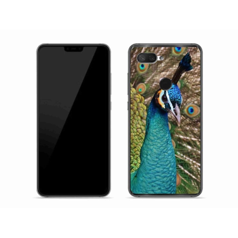 Gelový kryt mmCase na mobil Xiaomi Mi 8 Lite - páv