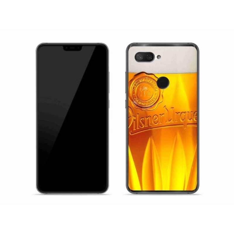 Gelový kryt mmCase na mobil Xiaomi Mi 8 Lite - pivo
