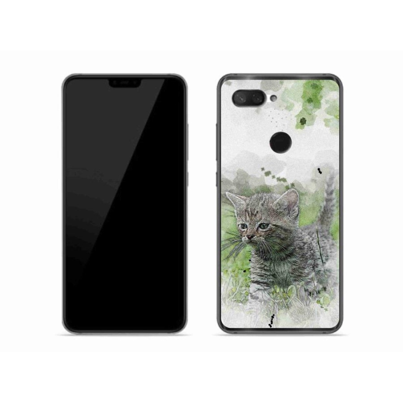 Gelový kryt mmCase na mobil Xiaomi Mi 8 Lite - roztomilé kotě 1
