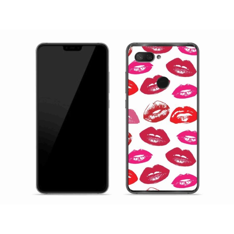 Gelový kryt mmCase na mobil Xiaomi Mi 8 Lite - rty