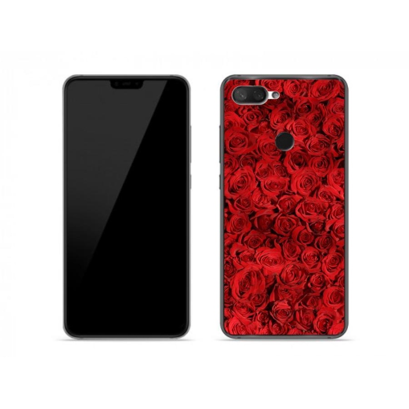 Gelový kryt mmCase na mobil Xiaomi Mi 8 Lite - růže