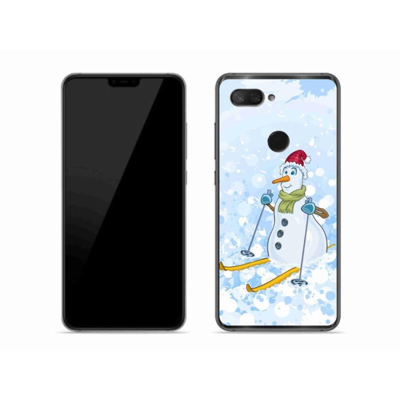 Gelový kryt mmCase na mobil Xiaomi Mi 8 Lite - sněhulák