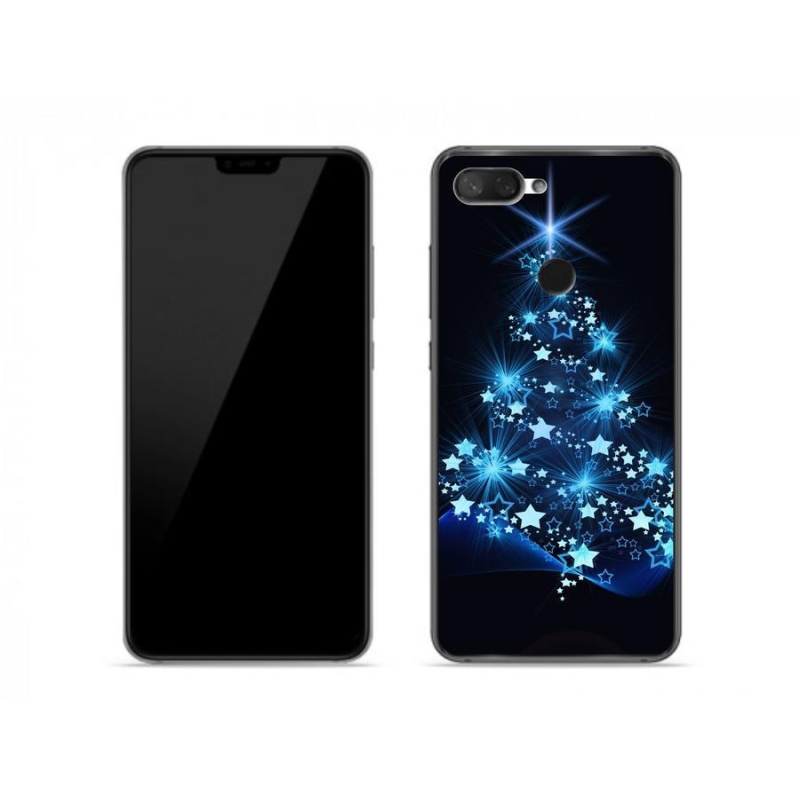 Gelový kryt mmCase na mobil Xiaomi Mi 8 Lite - vánoční stromek